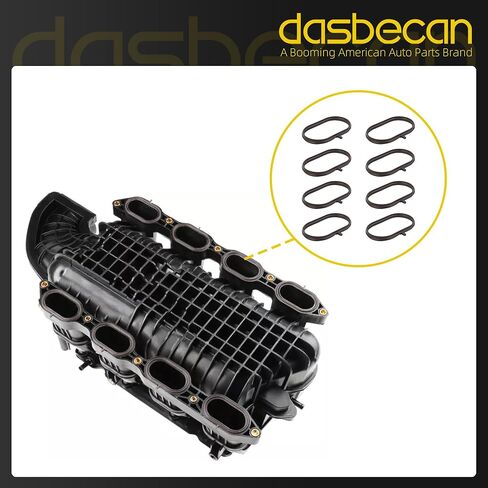 Dasbecan Set of 8 Pieces Intake Manifold Gasket Set Compatible with Nissan Titan XD 2016-2024, Armada Titan 2017-2024, NV2500 NV3500 2018-2021 Replaces# NI1415876K in Saudi Arabia