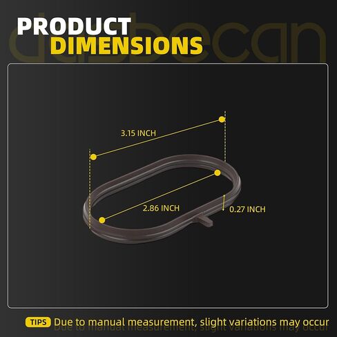 Dasbecan Set of 8 Pieces Intake Manifold Gasket Set Compatible with Nissan Titan XD 2016-2024, Armada Titan 2017-2024, NV2500 NV3500 2018-2021 Replaces# NI1415876K in Saudi Arabia