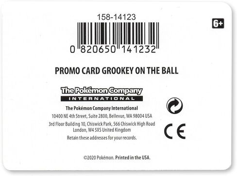 Grookey On The Ball England FA Futsal Promo 003/005 SEALED Pokemon Card in Saudi Arabia