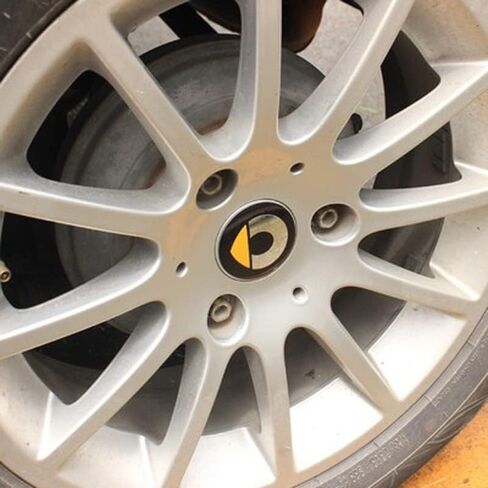 SHIFENG Smart Fortwo Forfour 451 453 Roadster Forjeremy For Speed ​​Logo شعار السيارة عجلة مركز المحور غطاء حافة شارة يغطي ملصق 60 مم (أحمر) in Saudi Arabia