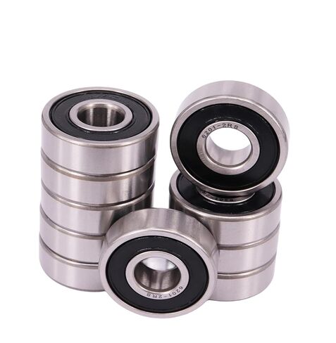 10 Pack 6205-2RS Double Rubber Seal Bearing 25x52x15mm,Pre Lubricated,Stable Performance,Cost Effective, Deep Groove Ball Bearings in Saudi Arabia