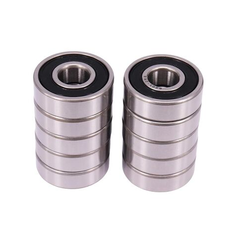 10 Pack 6205-2RS Double Rubber Seal Bearing 25x52x15mm,Pre Lubricated,Stable Performance,Cost Effective, Deep Groove Ball Bearings in Saudi Arabia