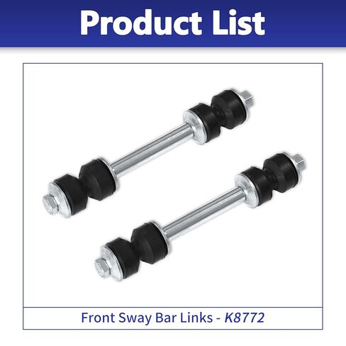روابط شريط Sway K8772 K700536، رابط نهاية شريط التثبيت الأمامي متوافق مع 1997-2004 Ford F-150 1997-1999 F-250 1997-2002 Expedition Lobo 2002-2003 Lincoln Blackwood 1998-2002 Navigator in Saudi Arabia