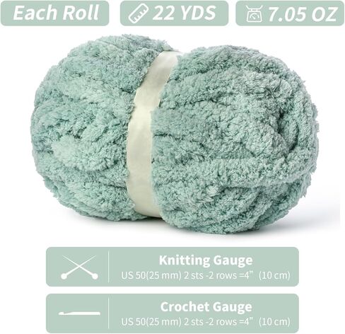 10 Pack of Jumbo Chunky Yarn for Hand Knitting,10# Super Bulky-Fluffy Chenille Yarn, 220 yds/70.5 oz Soft Thick Yarn for Crocheting Chunky Knit Throw Blankets.(Deep Purple) in Saudi Arabia