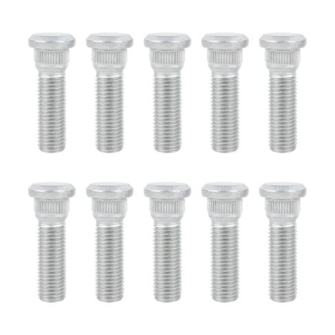 Hovom 10PCS M12x1.5 Lug Nuts, 37mm Chrome Car Wheel Nuts with Washer, Hex Tire Nut Replaces 611-211, Compatible with Camry Corolla RAV4 Tacoma Highlander RX350 ES350 RX450h IS300 (Wheel Nut, 10 PCS) in Saudi Arabia