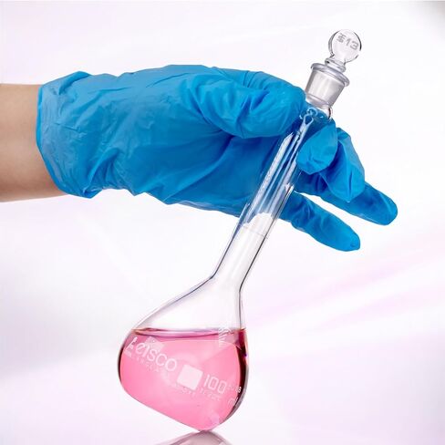 دورق حجمي، 25 مل - الفئة أ، ASTM - التسامح ±0.030 مل - سدادة زجاجية - مفرد، تخرج أزرق - Eisco Labs in Kuwait
