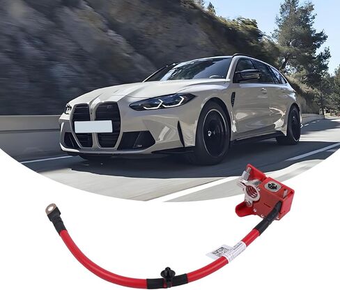 61128796155 Car Positive Battery Terminal Cable Compatible with BMW 330i xDrive 2023, BMW 430i xDrive 2022, BMW M3 2023, and BMW M340i xDrive 2023 in Saudi Arabia