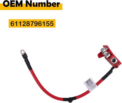 61128796155 Car Positive Battery Terminal Cable Compatible with BMW 330i xDrive 2023, BMW 430i xDrive 2022, BMW M3 2023, and BMW M340i xDrive 2023 in Saudi Arabia