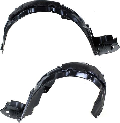 Go-Parts - Front Fender Liner Pair/Set for 2008-2012 Honda Accord Sedan, USA Built Vehicle, Vacuum Form with Insulation Foam, Right (Passenger) and Left (Driver) Side Replacement 2009 2010 2011 in Saudi Arabia