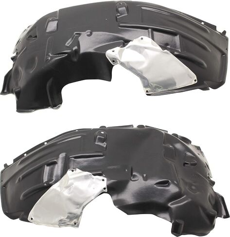 مجموعة بطانة Garage-Pro Fender Liner متوافقة مع سيارة جيب رانجلر 2019-2022، تناسب سيارة جيب غلاديتور 2020-2021، تناسب سيارة جيب رانجلر JL الأمامية وجانب السائق والراكب 2018 in Saudi Arabia
