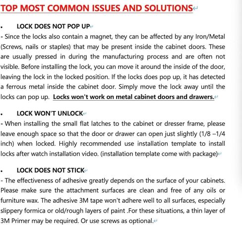 Vmaisi Adhesive Magnetic Cabinet Locks for Babies (8 Locks and 2 Keys) in Kuwait