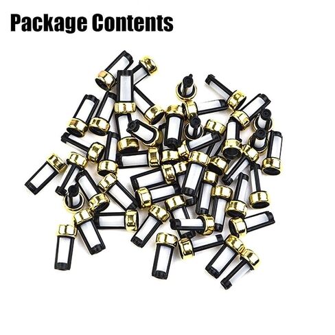 50 Pack Fuel Injector Micro Basket Filters Fits ASNU03C Injector Repair Kit - in Saudi Arabia