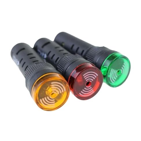 AD16-22SM صوت وضوء LED فلاش الطنان مع إنذار الضوء 12VDC فولت 24 فولت إنذار الصوت 220 فولت (16MM24vGreen) in Saudi Arabia