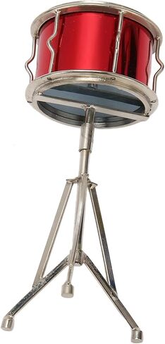 Miniature Snare Drum Dollhouse Musical Instruments Model, Realistic Appearance, Delicate Texture, Gift in Saudi Arabia