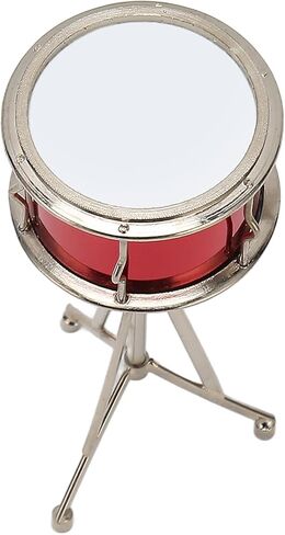 Miniature Snare Drum Dollhouse Musical Instruments Model, Realistic Appearance, Delicate Texture, Gift in Saudi Arabia