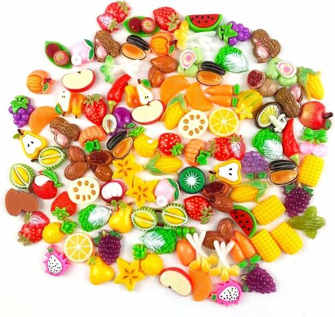 100PC Mix Flatback Resin Flowers Embellishments for DIY Crafts, Scrapbooking, Hair Clips, Hair Bows, Phone Case Decoration 13~23mm in Saudi Arabia