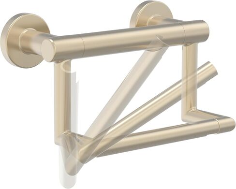 Delta Contemporary (1-Pack) Toilet Paper Holder w/ Assist Bar ADA Compliant Matte Black 300 lb Capacity Grab Bar for Seniors Bathroom Safety Handle, Balance Assist, Grip Bar for Toilet Area 41550-BL in Saudi Arabia