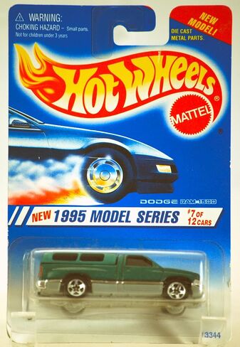 Hot Wheels 1994 1995 Model Series Dodge Ram 1500 7/12, Green in Saudi Arabia