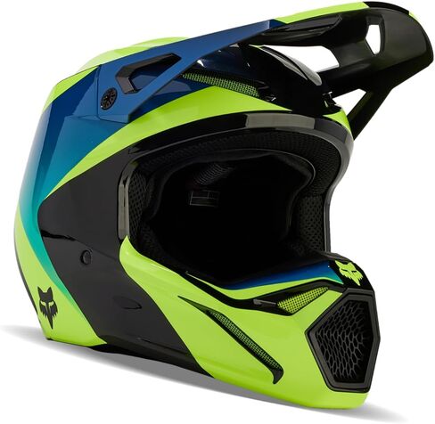 خوذة الدراجة الترابية V1 للجنسين من Fox Racing، أسود/أصفر، مقاس X-Large in Saudi Arabia