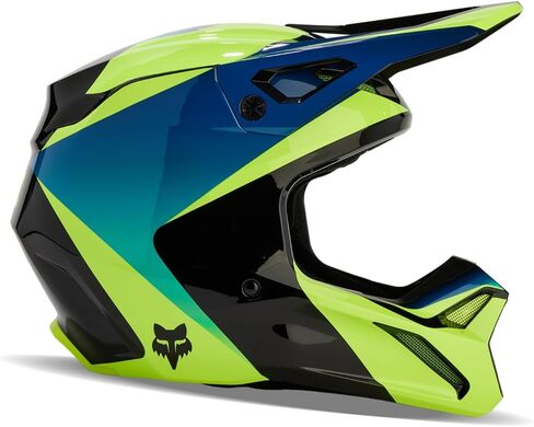 خوذة الدراجة الترابية V1 للجنسين من Fox Racing، أسود/أصفر، مقاس X-Large in Saudi Arabia