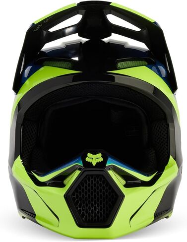 خوذة الدراجة الترابية V1 للجنسين من Fox Racing، أسود/أصفر، مقاس X-Large in Saudi Arabia