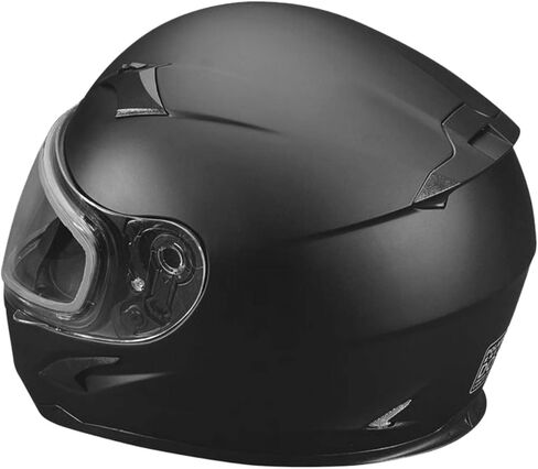 Polaris Blaze Snowmobile Helmet Full Face Anti Scratch Fog FMVSS 218 DOT Black - X-Large in Saudi Arabia