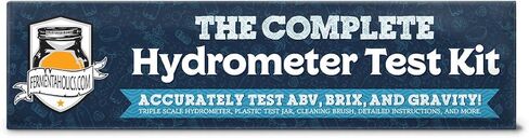 Hydrometer | Monitor and Test Your Homebrew | Homebrewed Beer, Wine, Mead, Cider, and More | Easily Measure Specific Gravity in Kuwait