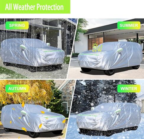 Mrtech Fit for Acura Car Cover, Waterproof All Weather Windproof Snowproof UV Hail Protection Outdoor Full Exterior Car Rain Cover for Acura MDX 2001-2025 in Saudi Arabia