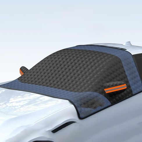 Car Magnetic Windshield Snow Cover for Mazda CX-5 2012-2025, All Weather Application Windshield Cover, Snow Protector, Winter Car Front Window Accessories,B-No Magnetism in Saudi Arabia