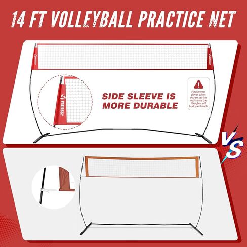 Volleyball Training Equipment Net for Indoor Outdoor Use Volleyball Practice Net Great for Serving and Dunking Drills with Easy Setup in Kuwait