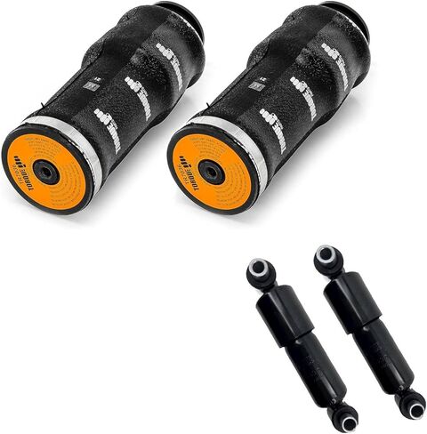 2 PCS TORQUE Cab Sleeper Air Spring Bag w/Shock Absorbers for Select Peterbilt 379 Trucks (Replaces Firestone 7036, W02-358-7036, Peterbilt 29-03200, T81-6000) (2 x TR7036) in Saudi Arabia