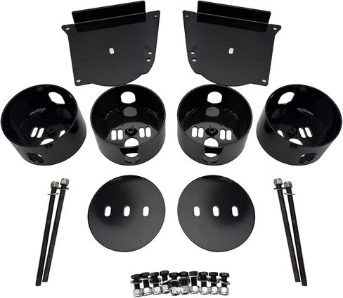 Front & Rear Bag Brackets Bolt on Air Suspension for 1964-72 Chevelle GM A Body, Air Ride Mounts Bracket kit Upper & Lower in Saudi Arabia