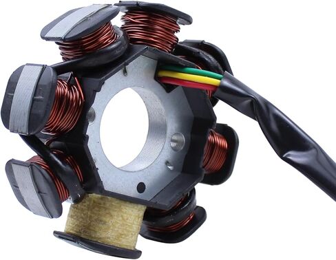 ApplianPar 8 أقطاب 8 لفائف مغناطيسي الجزء الثابت ملف الإشعال لمحرك GY6 125cc 150cc ATV سكوتر الذهاب كارت رباعية الدراجة الترابية عربات التي تجرها الدواب الدراجة in Saudi Arabia