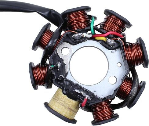 ApplianPar 8 أقطاب 8 لفائف مغناطيسي الجزء الثابت ملف الإشعال لمحرك GY6 125cc 150cc ATV سكوتر الذهاب كارت رباعية الدراجة الترابية عربات التي تجرها الدواب الدراجة in Saudi Arabia