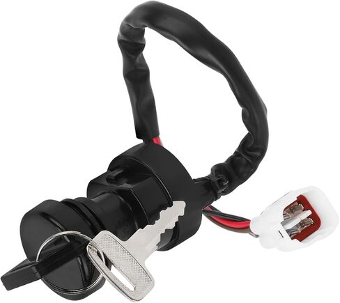 Ignition Key Switch Compatible with Yamaha Big Bear 350 400 Wolverine 350 Bear Tracker 250 Grizzly 600 80 Warrior 350 Kodiak 400 Timberwolf 250 Moto-4 350 Raptor 50 80 Breeze 125, OEM#4GB-82510-11-00 in Saudi Arabia