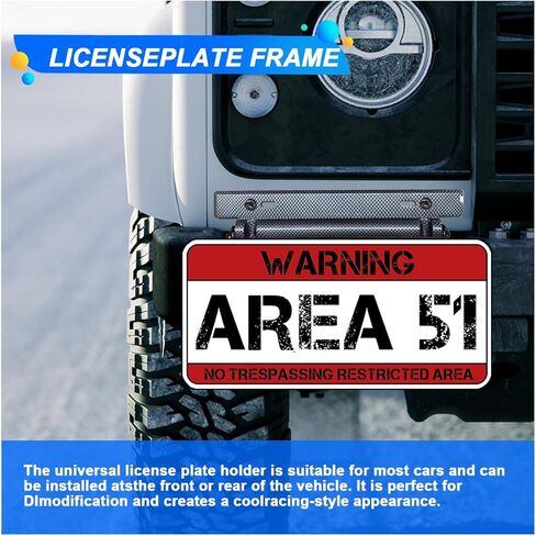 Car License Plate Holder, Universal Adjustable License Plate Frames, Stainless Steel Car Tag Holder with Screws and Nuts, Carbon Fiber Front License Plate Mount Bracket in Saudi Arabia