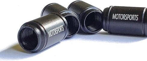 Bigfoot Sasquatch with American Flag (White Background) Tire Valve Caps - Black Aluminum - Set of Four in Saudi Arabia