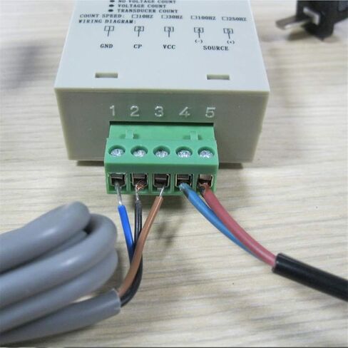 TWTADE/ 110-220VAC LED عرض تلقائي عداد رقمي 0-999999 6 أرقام + مفتاح كهروضوئي مستشعر المسافة 30 سم NPN NO + حامل in Kuwait