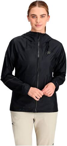 Outdoor Research Women's Helium Rain Jacket, Titanium, L in Saudi Arabia
