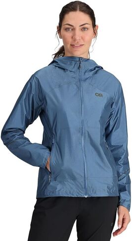 Outdoor Research Women's Helium Rain Jacket, Titanium, L in Saudi Arabia