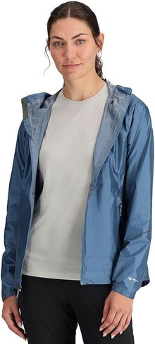 Outdoor Research Women's Helium Rain Jacket, Titanium, L in Saudi Arabia