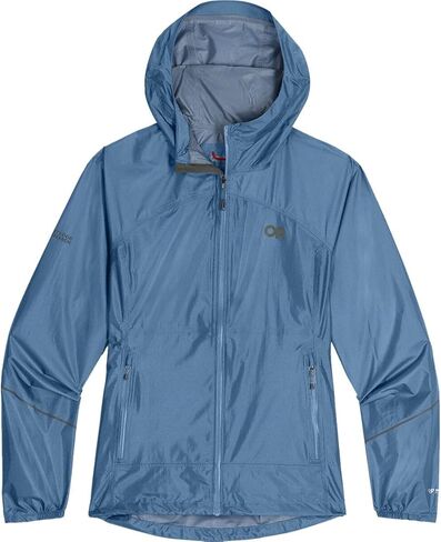 Outdoor Research Women's Helium Rain Jacket, Titanium, L in Saudi Arabia