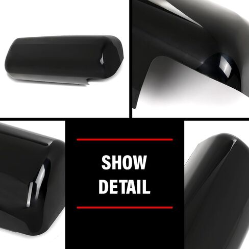 Pair Door Mirror Covers, Fit Peterbilt 579 2013-2023, Left Driver & Right Passenger Side 2PCS in Saudi Arabia