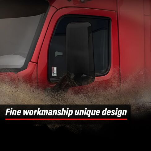 Pair Door Mirror Covers, Fit Peterbilt 579 2013-2023, Left Driver & Right Passenger Side 2PCS in Saudi Arabia
