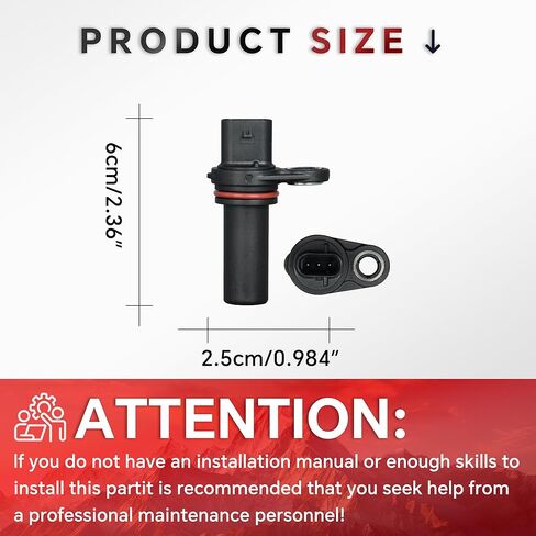 5033307AA Crankshaft Position Sensor Compatible with Chrysler 200/Sebring Jeep Compass/Patriot Dodge Caliber/Avenger/Journey/Ram 1500/Viper Replace 5033307AB 5033307AC in Saudi Arabia