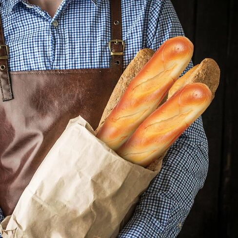 Angoily 2Pcs Baguette, Fake French Bread Long Loaf Fake Food for Table Photo, Artificial Adornment Croissant Bread Lifelike Dessert Pretend Food Kitchen Decoration Model in Saudi Arabia