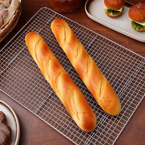 Angoily 2Pcs Baguette, Fake French Bread Long Loaf Fake Food for Table Photo, Artificial Adornment Croissant Bread Lifelike Dessert Pretend Food Kitchen Decoration Model in Saudi Arabia