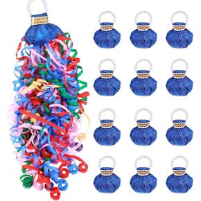 12Pack No Mess Streamers,Color Mix Hand Throw Streamers Poppers,No Mess Confetti Poppers for Wedding,Birthday,Party Celebrations,Graduation,Party Favors Shows in Saudi Arabia