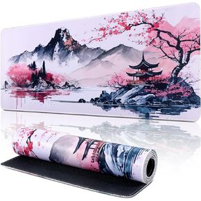 لوحة ماوس غير قابلة للانزلاق، قاعدة ماوس ممتدة 80 × 30 سم، لوحة ماوس للألعاب مقاومة للماء، قاعدة ماوس مع قاعدة مطاطية، وسادات ماوس للكمبيوتر المحمول للمكتب والمنزل (01- لوحة ماوس بلوم) in Kuwait