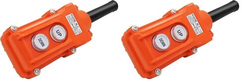 mxuteuk Rain Proof Up-Down Switch Control Station, Crane Pendant Hoist Push Button Switch Momentary COB61-UP-DOWN in Kuwait